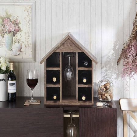 Small House Shape Wine Cabinet